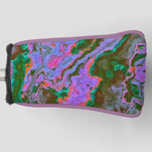 Funda Para Palo De Golf Cubierta de cabeza de golf de Marble agrio