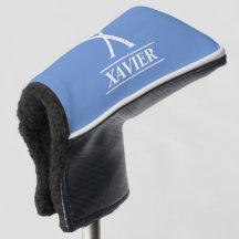 Cubierta de cabeza de golf de putter monogramada P