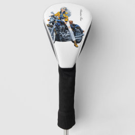 Funda Para Palo De Golf Cubierta de cabeza de golf del motociclista Advent