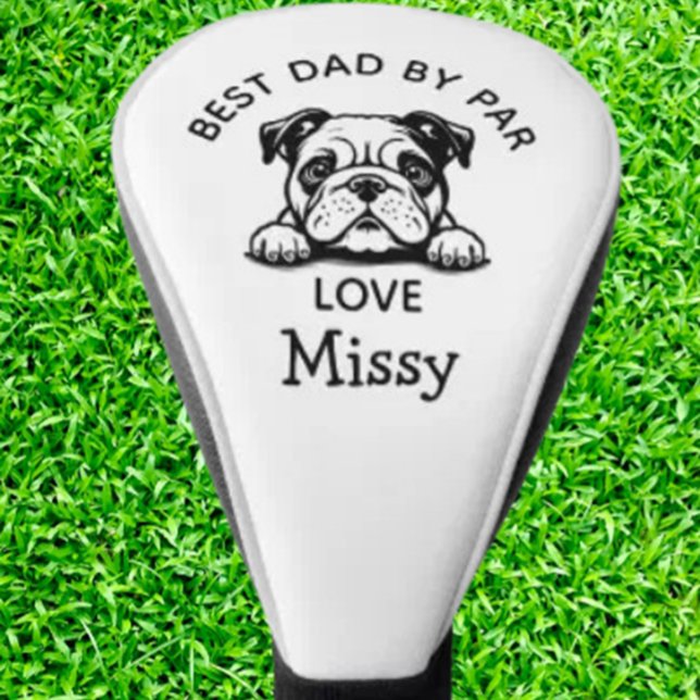 Funda Para Palo De Golf Cubierta de cabeza de golf del Personalizar de cac (Bulldog Puppy Customize Golf Head Cover introducing the ultimate accessory for dog-loving go)
