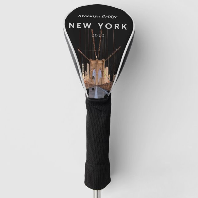 Funda Para Palo De Golf Cubierta de cabeza de golf del puente Brooklyn de  (Anverso)