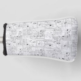 Funda Para Palo De Golf Cubierta de cabeza de golf floral de lujo