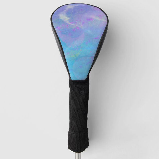 Funda Para Palo De Golf Cubierta de cabeza de golf "Guay Blue" Resumen (Anverso)