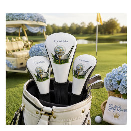 Funda Para Palo De Golf Cubierta de cabeza de golf personalizada para dama