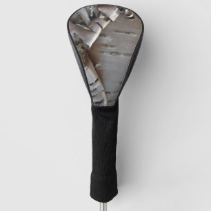 Funda Para Palo De Golf Cubierta de cabeza de golf rústica de abedul rizad
