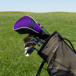 Funda Para Palo De Golf Cubierta de cabeza de Guay Purple Golf