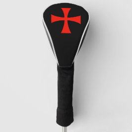 Funda Para Palo De Golf Cubierta de cabeza de palo de golf patriótica Cruz