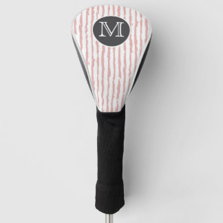 Funda Para Palo De Golf Cubierta de Cabeza de Palos de Golf Blanca con Fra