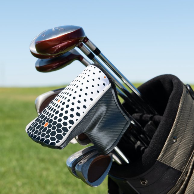 Funda Para Palo De Golf Cubierta de cabeza del Hexagon Polka Putter (In Situ)