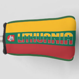 Funda Para Palo De Golf Cubierta de cabeza patriótica de la bandera de Lit