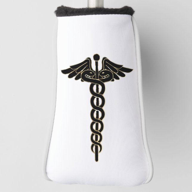 Funda Para Palo De Golf Cubierta de cabezal de golf de Medical Insignia (Girar 90)