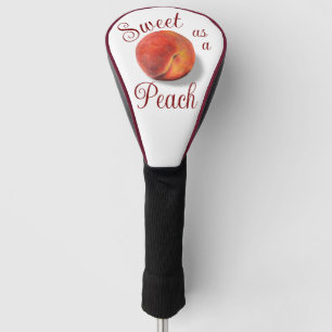 Funda Para Palo De Golf Cubierta de cabezal de golf de Peach