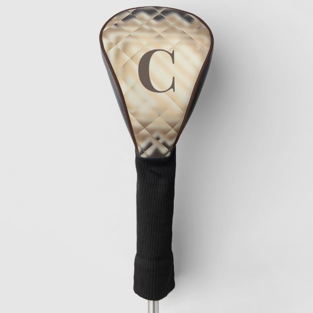 Funda Para Palo De Golf Cubierta de cabezal de golf Dimensional Square-C (Anverso)