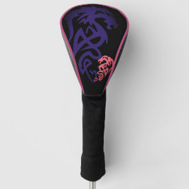 Funda Para Palo De Golf Cubierta de cabezal de golf Dragon