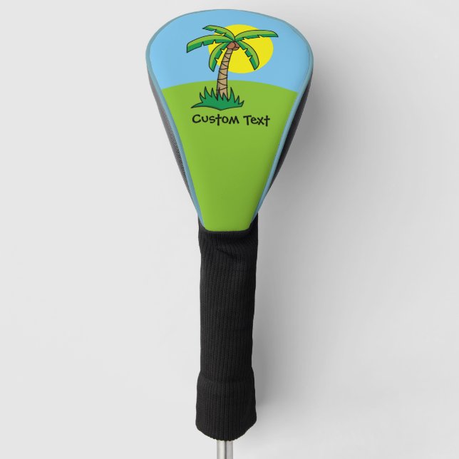 Funda Para Palo De Golf Cubierta de cabezal de Personalizado de árbol de p (Anverso)
