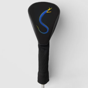 Funda Para Palo De Golf Cubierta de Driver de Golf Black 4 Luxe, Anguila d