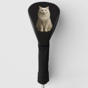 Funda Para Palo De Golf Cubierta de Driver de Golf Black 4 Luxe, Gato Ango