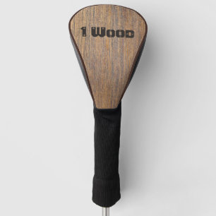 Funda Para Palo De Golf Cubierta de encargo del conductor de la mirada de