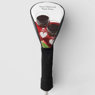 Funda Para Palo De Golf Cubierta de encargo del conductor de los amantes