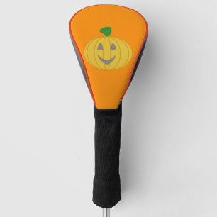 Funda Para Palo De Golf Cubierta de golf de Naranja espeluznante