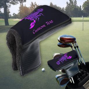 Funda Para Palo De Golf Cubierta de la cabeza de golf de Knot Celtic Purpl