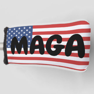 FUNDA PARA PALO DE GOLF CUBIERTA DE LA CABEZA DE GOLF DE MAGA TRUMP