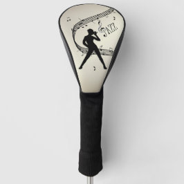 Funda Para Palo De Golf Cubierta de la cabeza de golf del Jazz Dance Golde