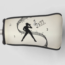 Funda Para Palo De Golf Cubierta de la cabeza de golf del Jazz Dance Golde