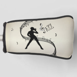 Funda Para Palo De Golf Cubierta de la cabeza de golf del Jazz Dance Golde