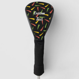 Funda Para Palo De Golf Cubierta de la cabeza de golf del patrón de Pepper