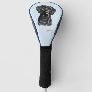Funda Para Palo De Golf Cubierta de la cabeza de golf del perro de color a