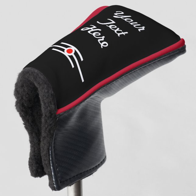 Funda Para Palo De Golf Cubierta de la cabeza de golf Palabras Personaliza (Anverso 3/4)