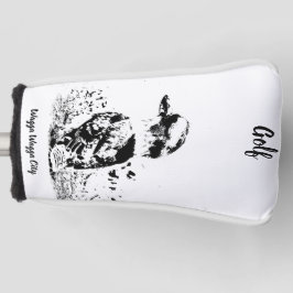 Funda Para Palo De Golf Cubierta de la cabeza de golf, putter.