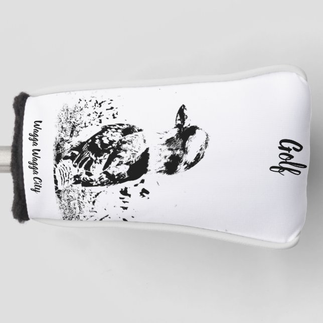 Funda Para Palo De Golf Cubierta de la cabeza de golf, putter. (Anverso)