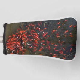Funda Para Palo De Golf Cubierta de la cabeza de putter con foto de peces