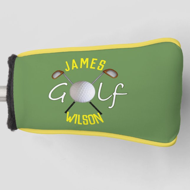 Funda Para Palo De Golf Cubierta de la cabeza del club de golf (Putter) (Anverso)