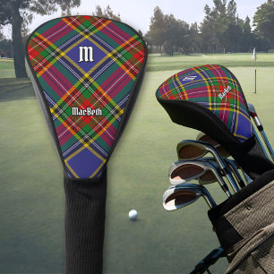 Funda Para Palo De Golf Cubierta de la cabeza del golf Clan MacBeth Tartan