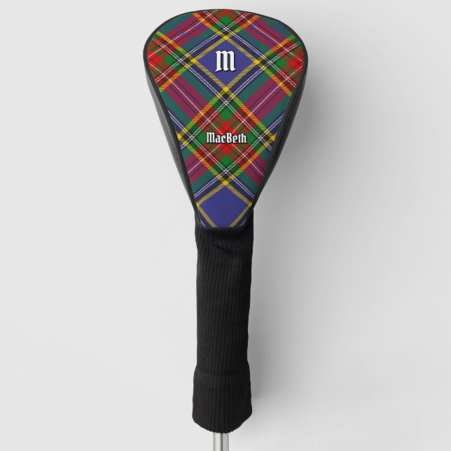 Funda Para Palo De Golf Cubierta de la cabeza del golf Clan MacBeth Tartan (Anverso)