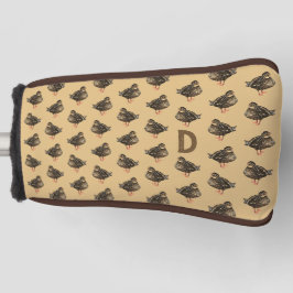 Funda Para Palo De Golf Cubierta de la cabeza del putter de golf de los Du