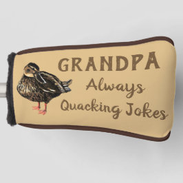 Funda Para Palo De Golf Cubierta de la cabeza del putter de golf del Duck