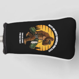 Funda Para Palo De Golf Cubierta de Putter Bigfoot Divertida