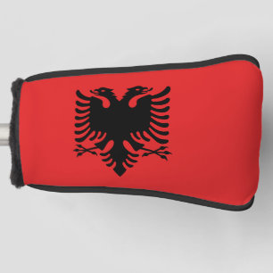 Funda Para Palo De Golf Cubierta de putter de golf con bandera de Albania