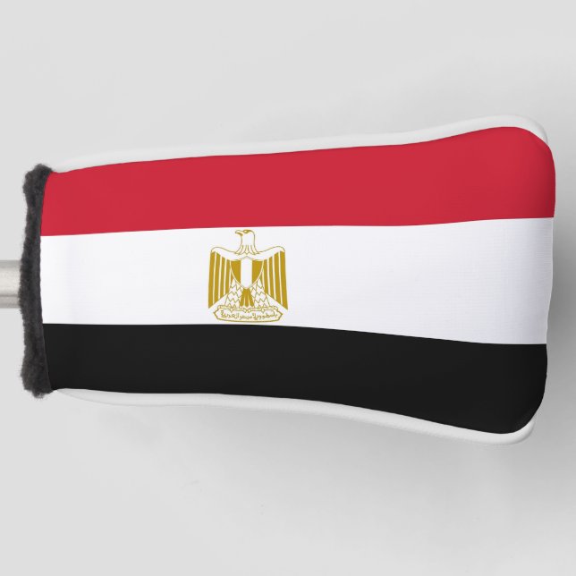 Funda Para Palo De Golf Cubierta de putter de golf con bandera de Egipto (Anverso)