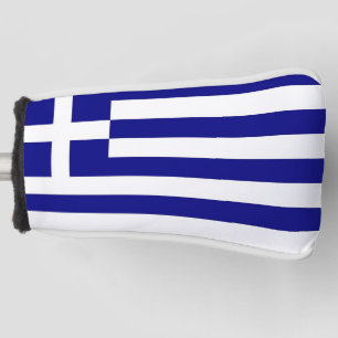 Funda Para Palo De Golf Cubierta de putter de golf con bandera de Grecia