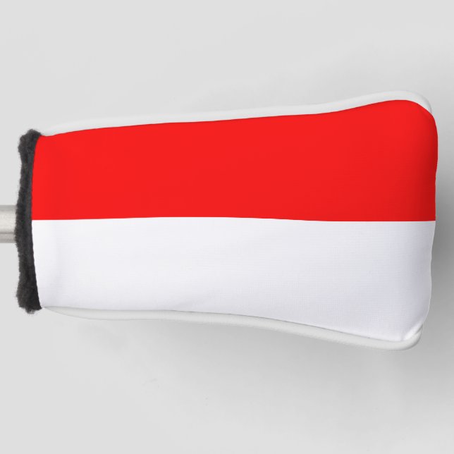 Funda Para Palo De Golf Cubierta de putter de golf con bandera de Indonesi (Anverso)