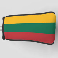 Cubierta de putter de golf con bandera de Lituania