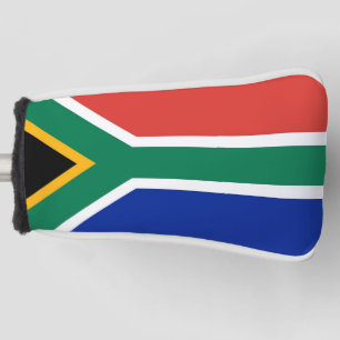 Funda Para Palo De Golf Cubierta de putter de golf con bandera de Sudáfric