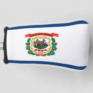 Funda Para Palo De Golf Cubierta de putter de golf con bandera del estado
