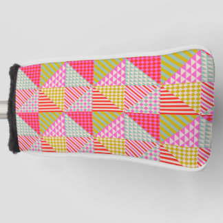 Funda Para Palo De Golf Cubierta de Putter de Parche Multicolor