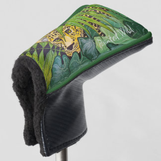 Funda Para Palo De Golf Cubierta de putter Leopard Pintado Wild